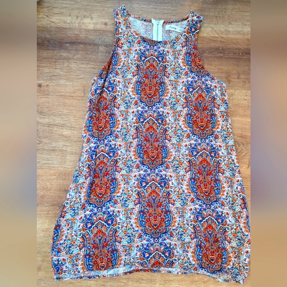 Sunny Girl Dresses & Skirts - Sunnygirl Colorful Paisley Sleeveless Dress Size Small